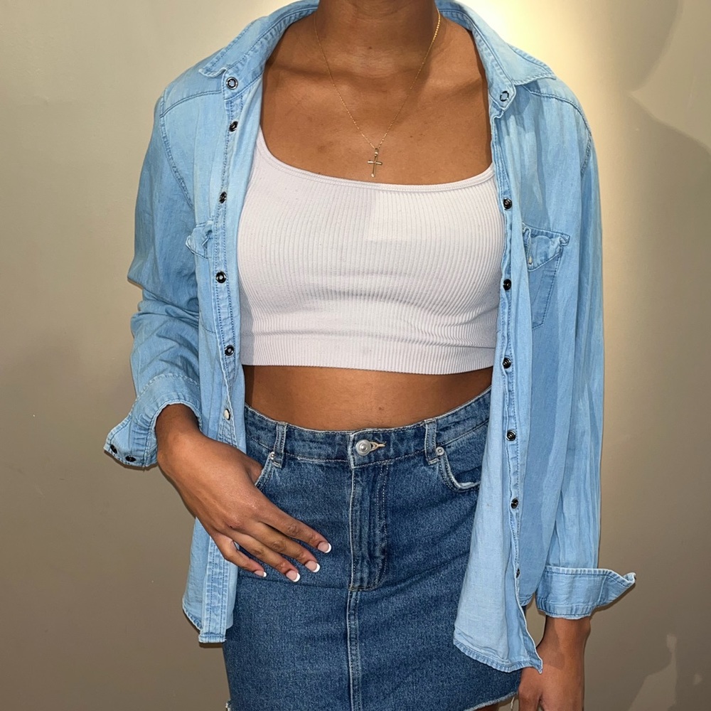 Blue Denim Shirt
